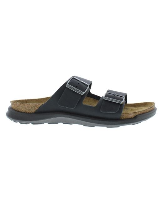 Birkenstock Arizona Ct W Nubuck Leather Black Sandals 4.5 Uk