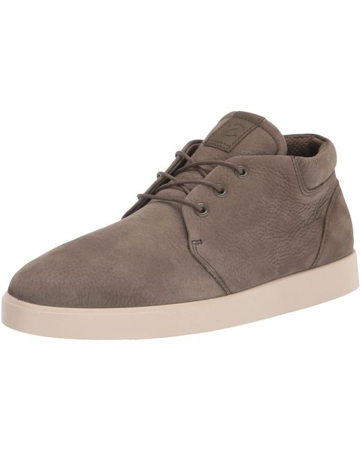 Ecco Brown Street Lite Ankle High Trainers for men