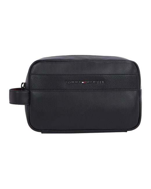 Tommy Hilfiger Th Corp Washbag Black for men