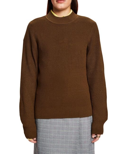 Esprit Brown 103ee1i342 Pullover Sweater
