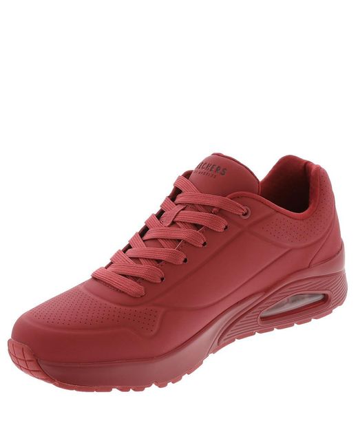 Skechers Red Uno-stand On Air Sneaker for men