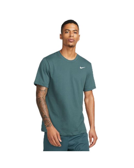 Herren tee Dri-fit C Crew Solid Top Nike de hombre de color Green
