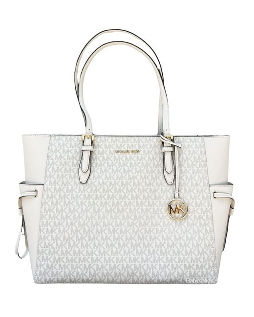 Michael kors large on sale drawstring signature tote purse