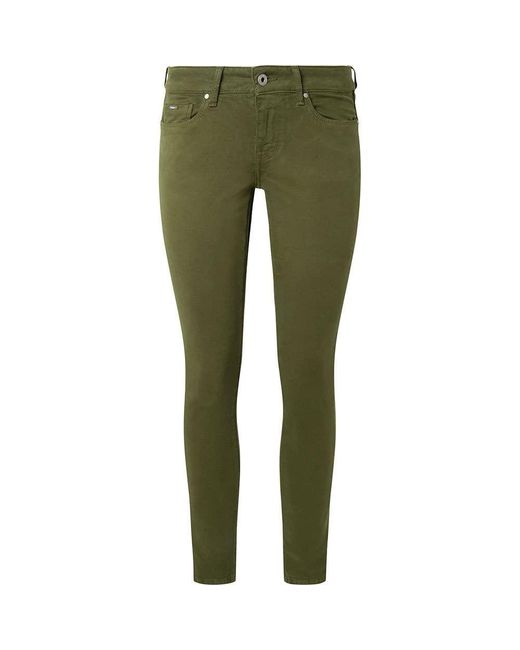Soho ,Pantaloni Donna di Pepe Jeans in Green