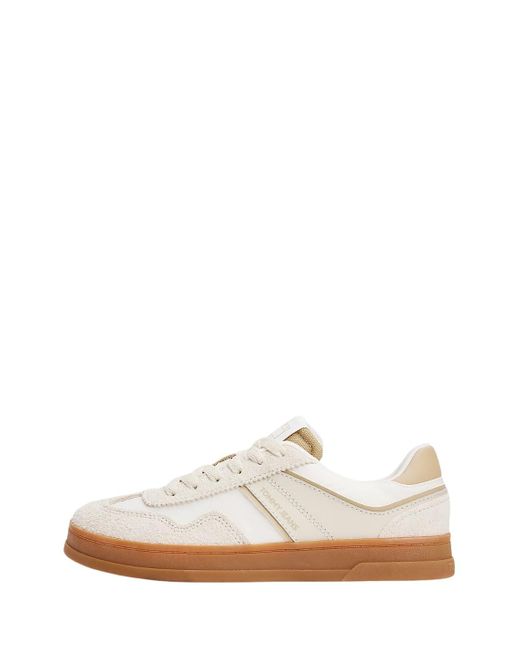 Tommy Hilfiger White Sneakers Woman Ref 65185 Acg Ecru - Ecr, Ecru, 6 Uk