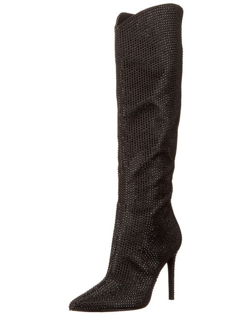 Guess Bralyn Knee High Boot in Black Lyst
