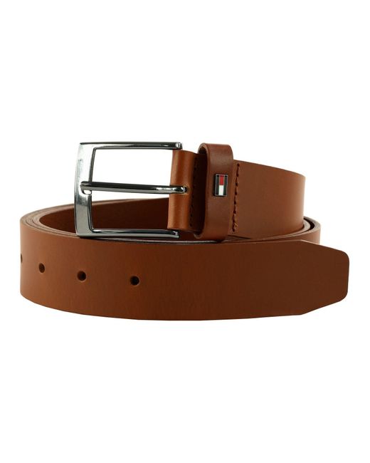 Tommy Hilfiger Brown Adan Leather 3.5 Am0am12052 Belts for men
