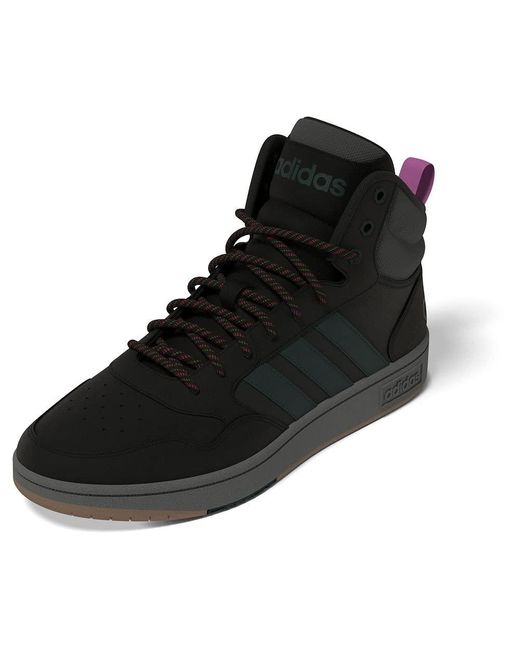 adidas Hoops 3.0 Mid Wtr Sneaker in Black for Men | Lyst UK
