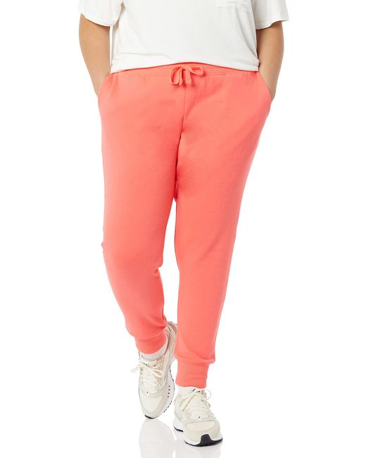 Pantalón de chándal en Felpa Amazon Essentials de color Red
