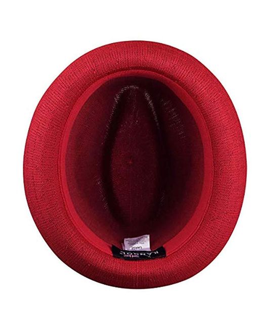 Kangol Tropic Player Fedora Trilby Hat in Red for Men Lyst