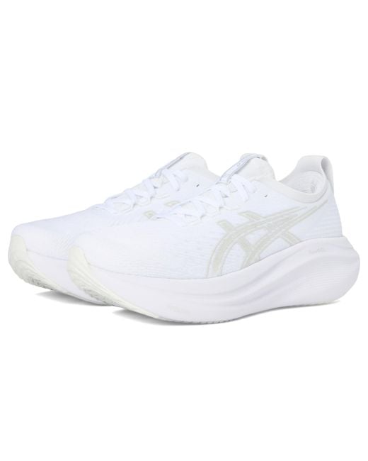 Asics White Gel-Nimbus 27 Laufschuhe