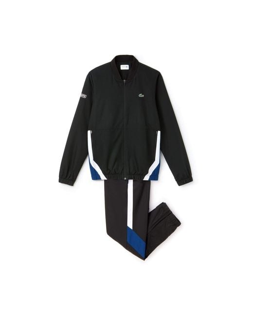Lacoste Black Sport Wh9512 Sportswear Set for men