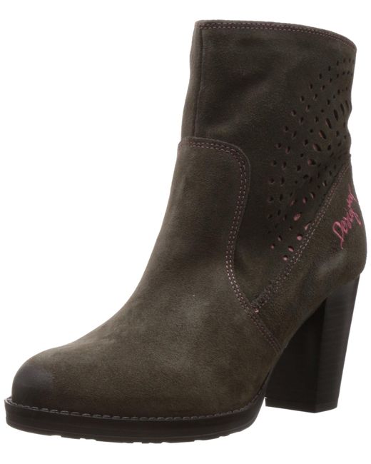 Botines Desigual de color Marrón | Lyst