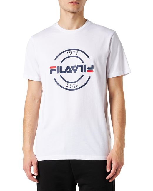 Simi Grafica T-Shirt di Fila in White da Uomo