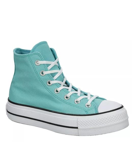 Chuck Taylor All Star Chaussures montantes unisexes en toile avec fermeture à lacets Bleu sarcelle Converse en coloris Blue