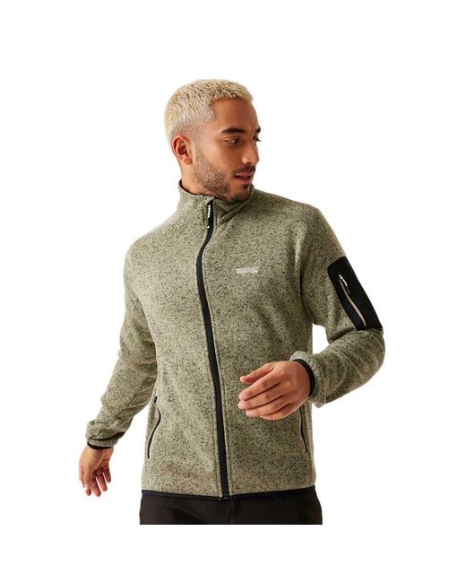 Regatta Green Fleecejacke Wms Hood Newhill Stehkragen Abbeystone - M