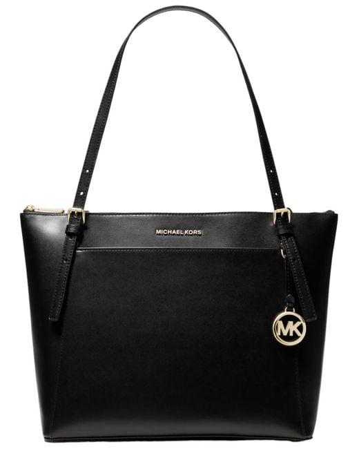 Michael Kors Voyager Large East West Tote Bag Leather Black | Lyst UK