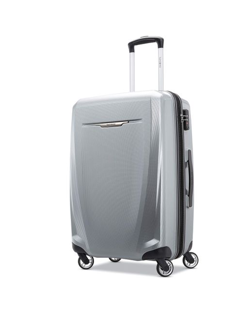 Samsonite Gray Adult Winfield 3 Dlx Hardside Expandable Luggage With Spinners