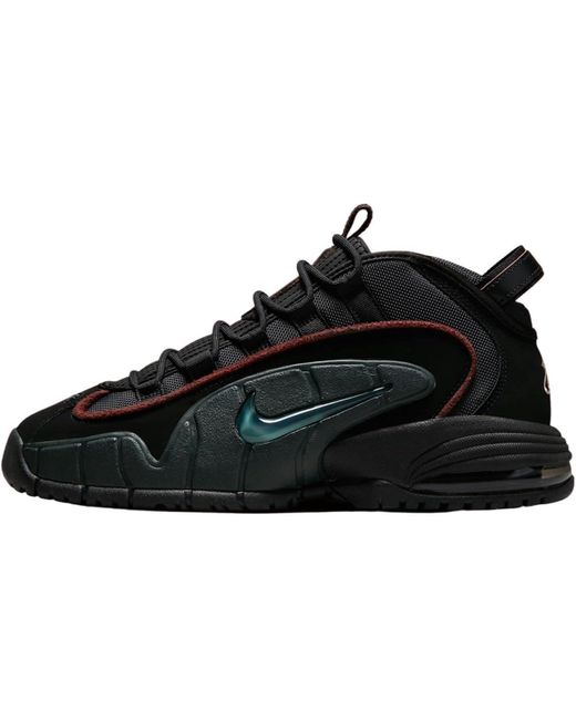 Nike Air Max Penny Mens Fashion Trainers In Black - 7 Uk for men