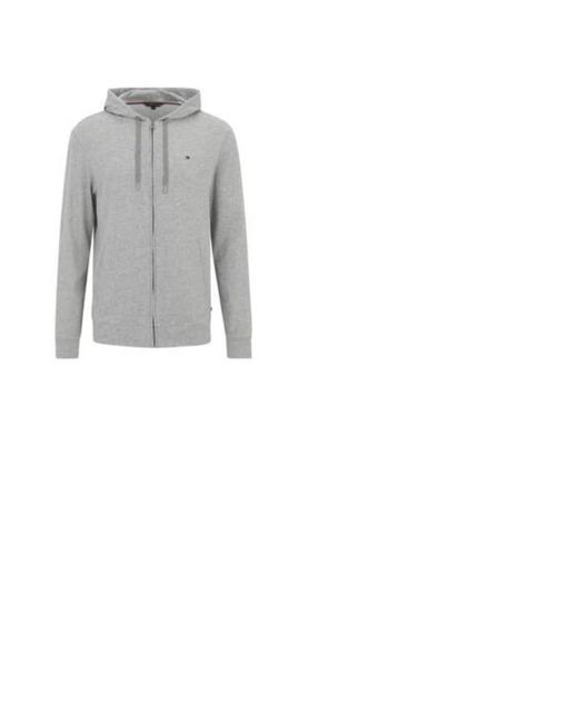Sweat à Capuche avec Fermeture Éclair avec Capuche Tommy Hilfiger pour homme en coloris Gray