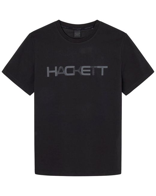 Hackett Black Hackett Hm500783 Short Sleeve T-shirt Xl for men