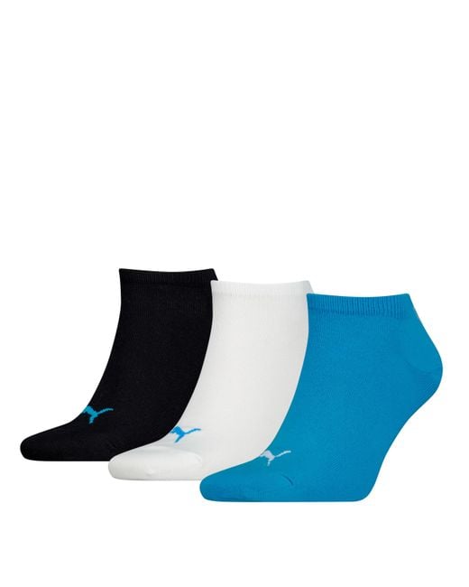 PUMA Blue Plain Trainers Sneaker Sock for men