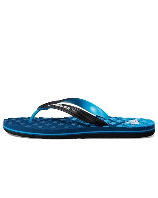 Quiksilver Oahuey 3 Point Flip Flop Sandal in Blue for Men | Lyst