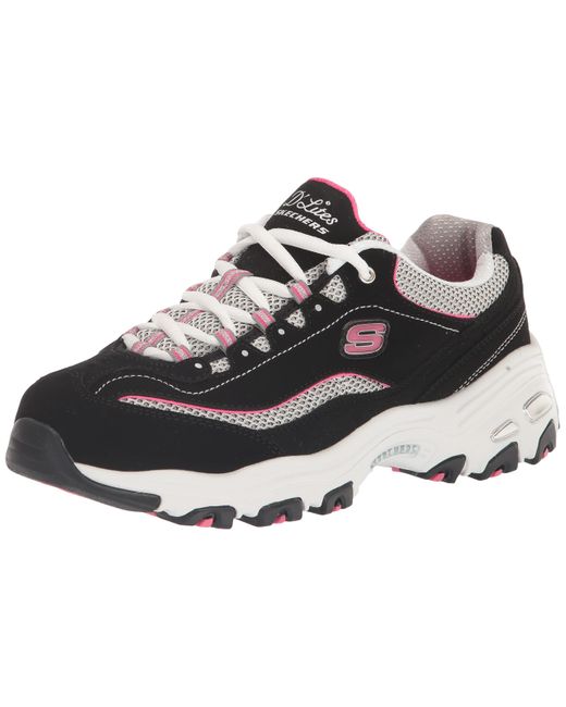 Skechers Black D'lites-life Saver Low-top Sneakers