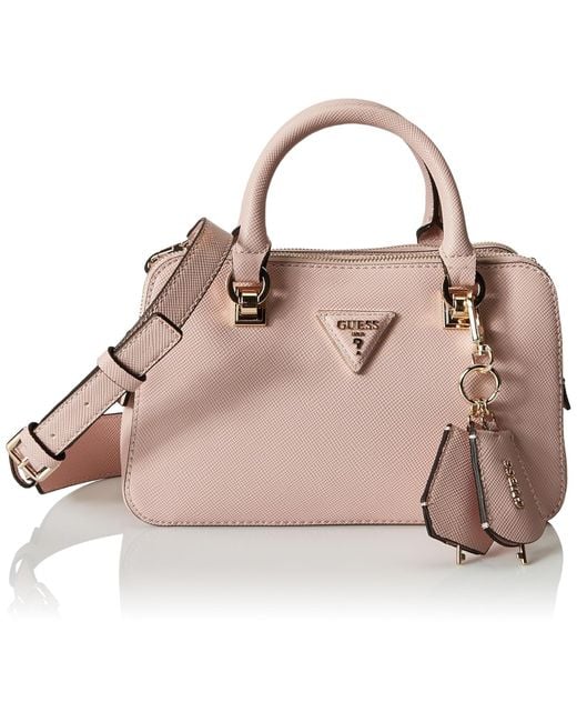 Guess Pink Brynlee Small Status Satchel