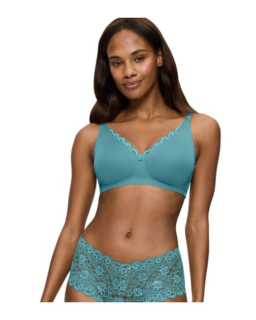 Triumph Blue Amourette Minimizer Bra