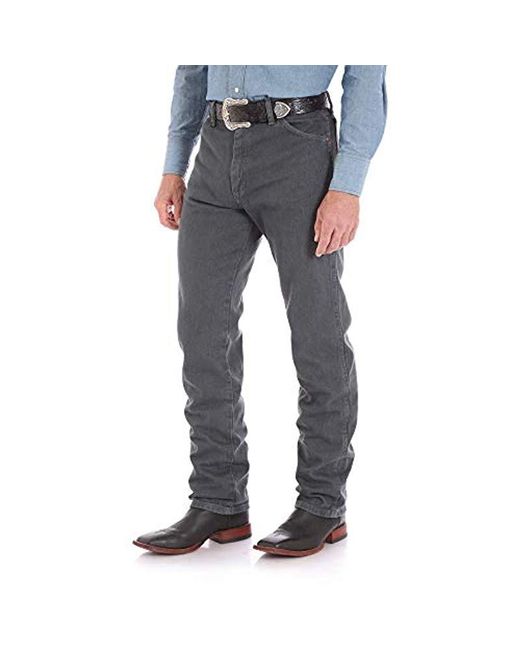 Wrangler 13mwz Cowboy Cut Original Fit Jeans Prewashed Colors Charcoal Grey  36w X 30l in Grey for Men | Lyst UK