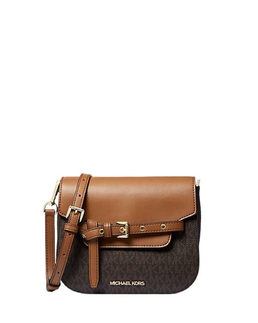 Michael kors small brown crossbody hot sale