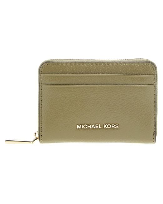 Michael Kors Green Sm Za Coin Card Case Hand Bag
