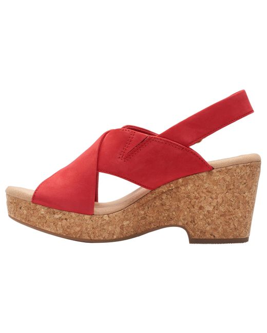 Giselle Colomba di Clarks in Red