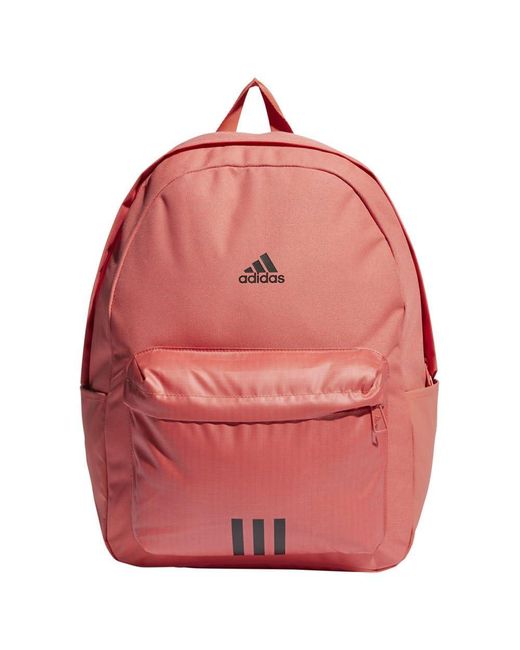 Adidas Red 's Classic Badge Of Sport 3-stripes Backpack Bag