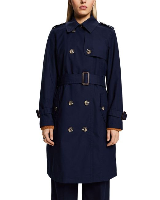 Esprit 014ee1g349 Jacket in Blue Lyst UK