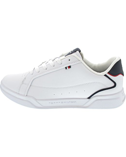 Tommy Hilfiger Black Lo Cup S Sneakers White