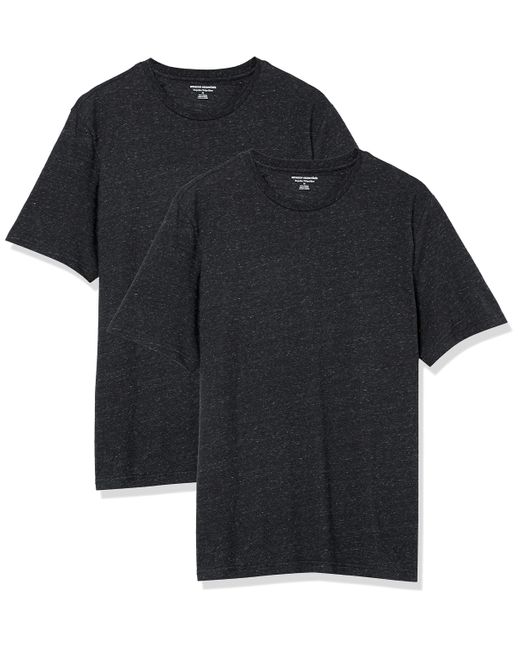 Maglietta Girocollo a iche Corte con Taschino Uomo di Amazon Essentials in Black da Uomo