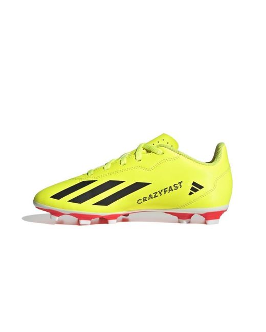 X Crazyfast Club FxG Football Boots EU 34 di Adidas in Yellow