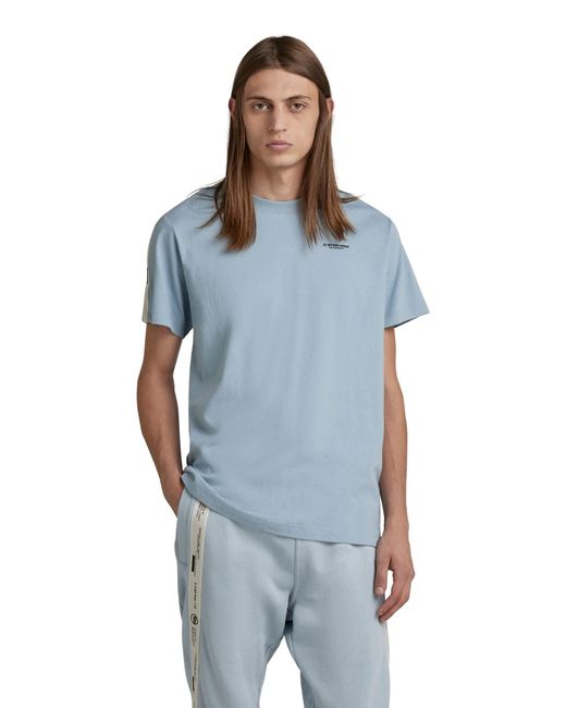 G-Star Tape Loose R T-shirt in het Blue voor heren