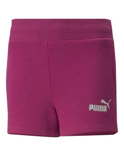 PUMA Purple Shorts Essentials+ Jugend Shorts 164 Festival Fuchsia Pink