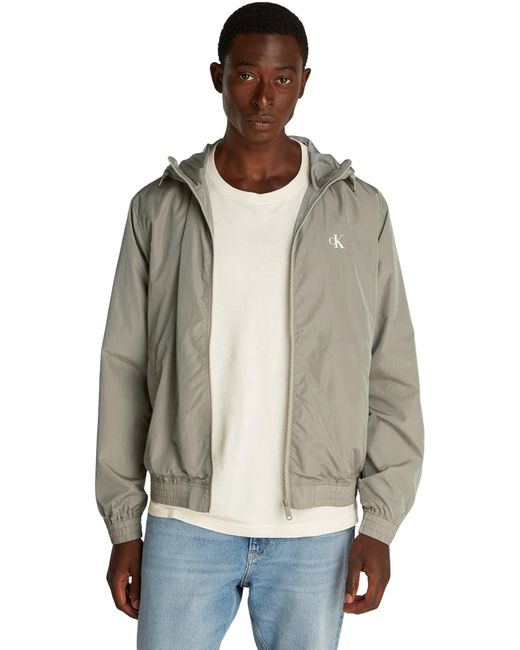 Calvin Klein Windbreaker Jacke Nylon Hooded Leicht in Multicolor für Herren
