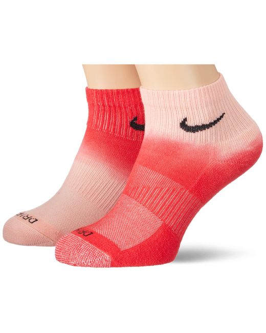Nike Everyday Plus Cushioned Socks Voor in het Pink voor heren