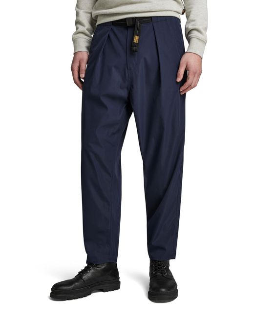 G-Star Geplooide Chino Riem Relaxed in het Blue voor heren