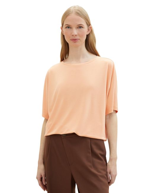 Tom Tailor Multicolor Basic T-Shirt mit Rundhalsausschnitt