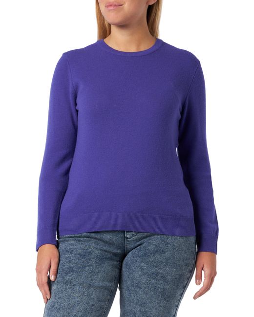 Benetton Purple Mesh G/c M/l 1002d1k01 Sweater