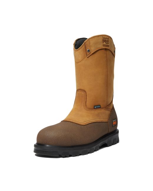 Timberland Brown Rigmaster Pull-on Steel Safety Toe Waterproof Industrial Work Boot for men