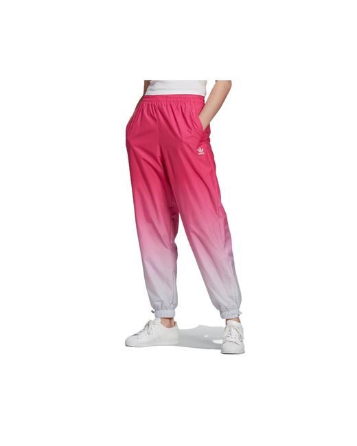 Pantalon d'entraînement Adicolor Trefoil 3D Originals pour femme Adidas en coloris Red