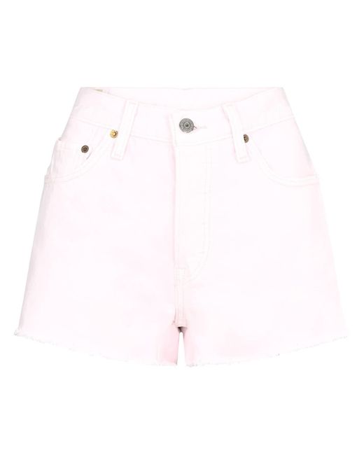Levi's White S 501 Og Shorts Light Pink 24w / 30l