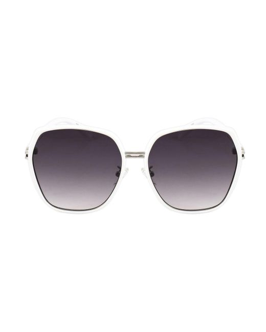 Guess Purple Ladies' Sunglasses Gf0407-21b